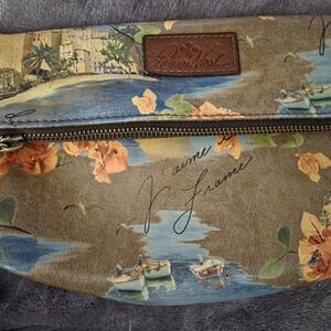 Patricia Nash Magnetic Leather Wristlet